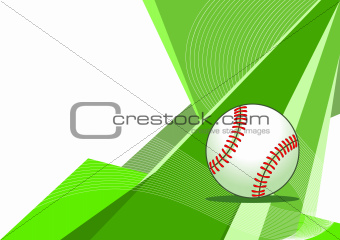 Baseball, abstract design