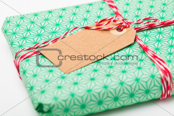 Simple gift with tag