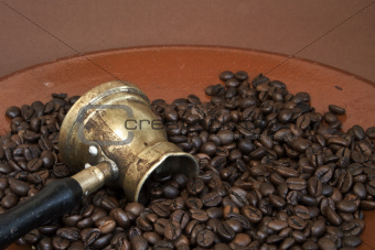 Arab copper coffee pot
