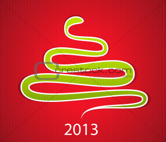 2013 gift card with snake