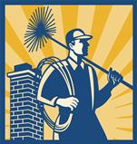 Chimney Sweeper Cleaner Worker Retro
