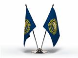 Miniature Flag of New Hampshire (Isolated)