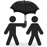 Helping umbrella