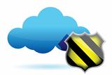 cloud computing protection illustration