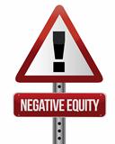 negative equity sign