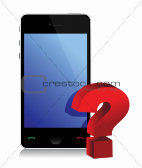 phone and question mark