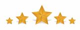 rating gold stars illustration