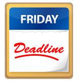 deadline calendar illustration design