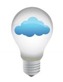 light bulb cloud eco