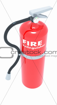 Red Tank of Fire extinguisher