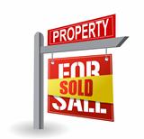 sold - for sale sign