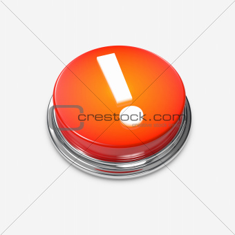 Alert Button Exclamation Mark glowing