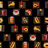 scarry fast food pattern