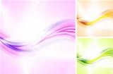 Bright waves backgrounds