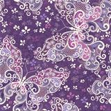 Seamless violet motley pattern