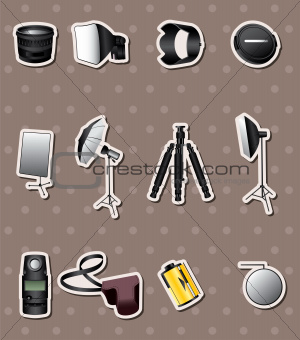 Photographic equipment stickers