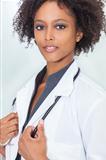 African American Female Woman Hospital Doctor