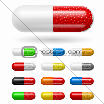 Different medical  tablets
