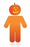 pumpkin face icon