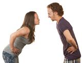 Frustrated Couple Arguing