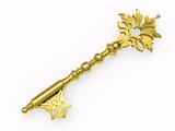 Ornate golden key