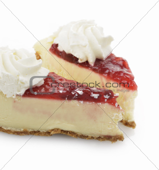 Cherry And Strawberry Cheesecake