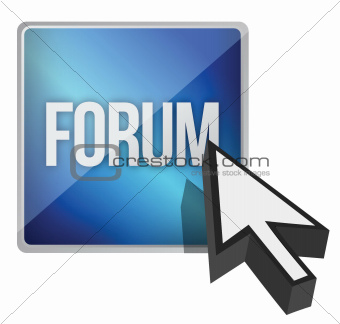 forum button and cursor