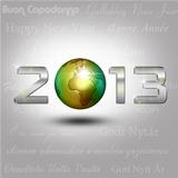World Globe New Year 2013