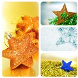 christmas stars collage