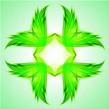 Abstraction green symbol