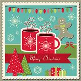 Hot chocolate Christmas card