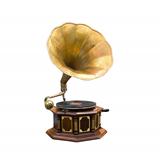 Retro old gramophone
