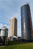 Grain bins and silos