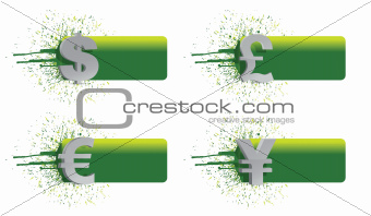 currency banners ink