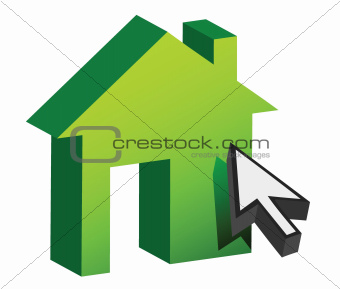 house and cursor