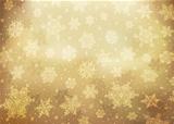 Christmas golden abstract background. Vector illustration, EPS10