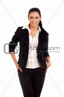 Portrait of young businesss woman
