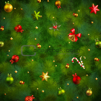 Christmas fir tree texture