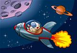 Cartoon Spaceship
