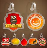 Set of Halloween stickers