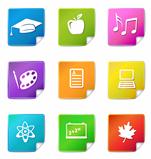 Education sticker icons
