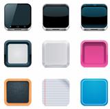 Vector backgrounds for square icons