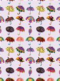 seamless umbrella pattern