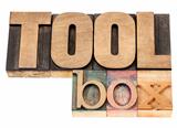 toolbox in wood type