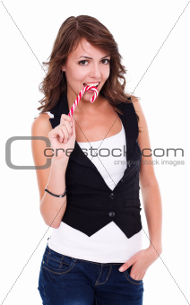 Sexy lollypop girl