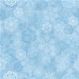Seamless pattern with stylized snowflakes.