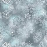 Seamless pattern with stylized snowflakes.