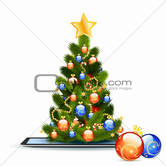 Christmas Tree on Tablet PC
