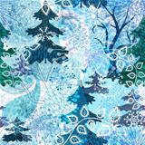 Winter repeating pattern