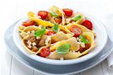 Pasta with vegetable stew